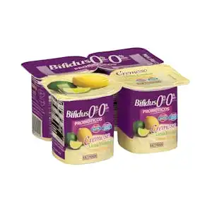Bífidus cremoso probióticos de lima limón Hacendado 0% MG 0% azúcares añadidos
