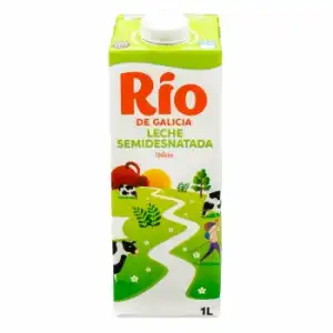 Leche semidesnatada Rio brik 1 l.