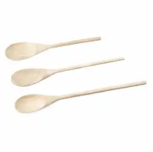 Set de 3 Cucharas en Madera de Álamo FACKELMANN