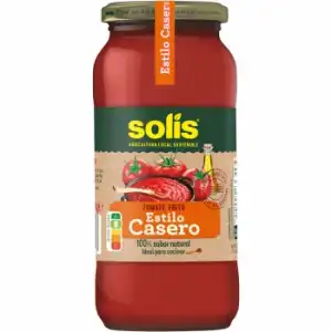 Tomate frito estilo casero Solís sin gluten tarro 550 g.