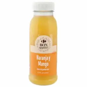 Zumo de naranja y mango Carrefour botella 25 cl