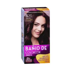 Baño de color 526 violín luminoso Deliplus 0% amoniaco Caja 1 ud