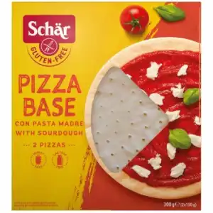 Base para pizza Dr. Schär sin gluten y sin lactosa 300 g.
