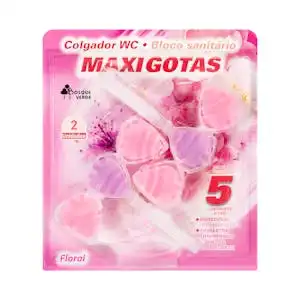 Colgador WC Maxigotas Floral Bosque Verde Paquete 0.08 kg