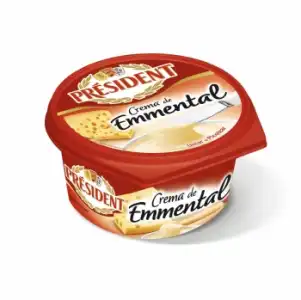 Crema de queso emmental Président 125 g.