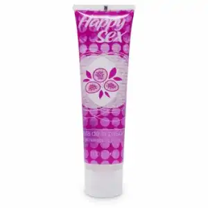 Lubricante gel hidratante íntimo fruta de la pasión Happy Sex 100 ml.