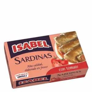 Sardinas con tomate Isabel 115 g.