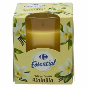 Vela perfumada de vainilla Carrefour Essential 1 ud.