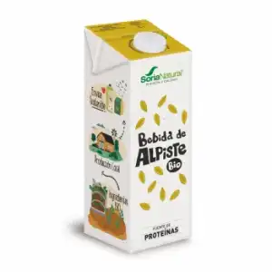 Bebida de alpiste ecológica Soria Natural sin gluten sin lactosa brik 1 l.