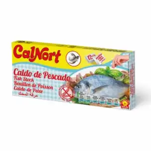 Caldo de pescado Calnort sin gluten 12 pastillas