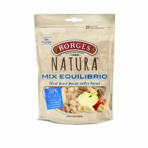 Cocktail de frutos secos crudos Borges sin gluten doy pack 130 g.