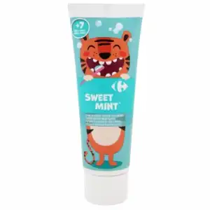 Dentifrico infantil de mas de 7 años Carrefour 75 ml.