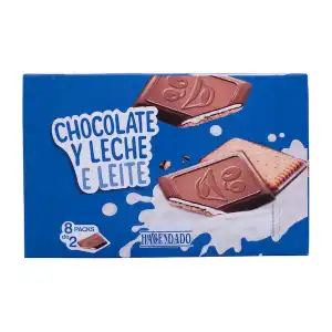 Galletas con chocolate y crema de leche Hacendado Caja 0.268 kg