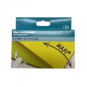 Pack 2X100 notas adhesivas 76X127