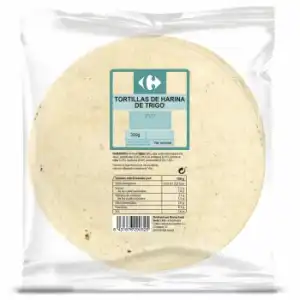 Tortillas de harina de trigo Carrefour 320 g