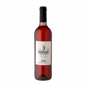 Vino rosado joven Tres Reinos D.O.Ca. Rioja 75 cl.