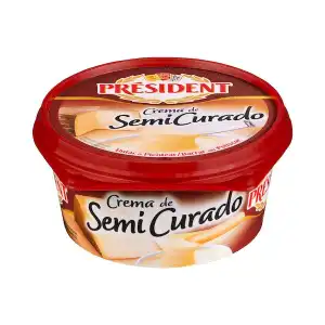 Crema de queso semicurado Président Tarrina 0.15 kg