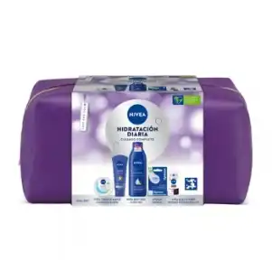 Pack Hidratación Diaria Nivea: Body 250 ml., Crema de manos 100 ml., Crema soft 100 ml., Desodorante 50 ml. y Liposan