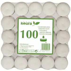 Pack Tealights 100 ud - Blanco