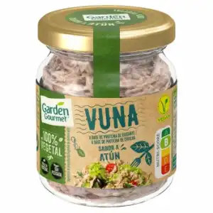 Preparado vegetal de proteína de guisante sabor pescado Vuna Garden Gourmet 175 g.
