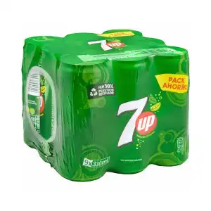 Refresco lima limón 7 Up 9 latas X 330 ml