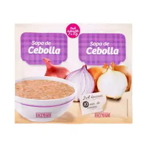 Sopa de cebolla Hacendado 2 sobres X 0.05 kg