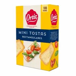 Tostadas mini extrafinas Ortiz 100 g.