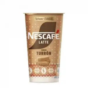 Bebida láctea con café sabor turrón Nescafé Latte sin gluten 205 ml.