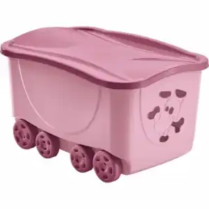 Caja Ordenación Infantil Polipropileno M-HOME Fancy Dog 58x32x39 cm Rosa