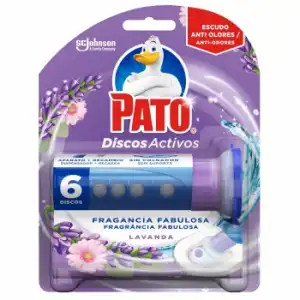 Discos wc activos inodoros lavanda aparato + recambio Pato 1 ud.
