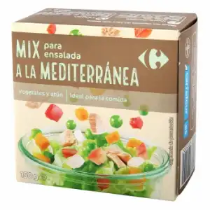 Ensalada Mediterránea de atún Carrefour 157 g.