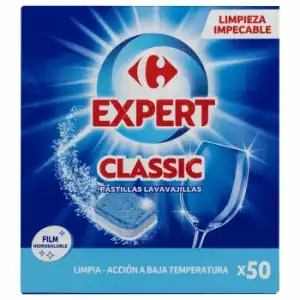 Lavavajillas a máquina en pastillas Classic Carrefour Expert 50 ud.