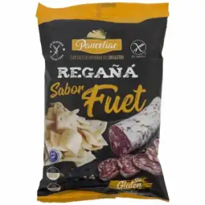 Regañá sabor fuet Panceliac sin gluten y sin lactosa 80 g.