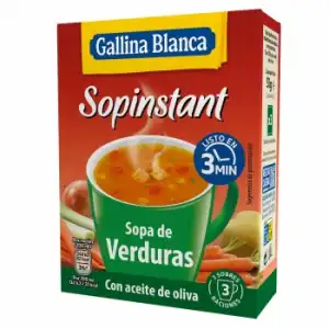 Sopa de verduras Gallina Blanca 51 g.