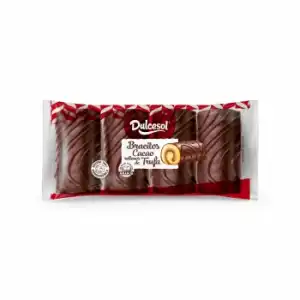 Bracitos cacao relleno de trufa Dulcesol 4 ud.