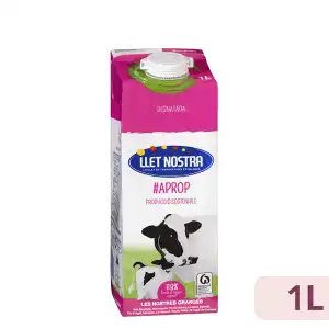 Leche desnatada Llet Nostra Brick 1 L