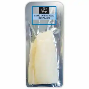 Lomo de Bacalao Desalado Carrefour El Mercado 300 g