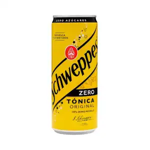 Tónica zero calorías Schweppes Lata 330 ml