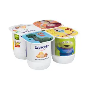 Yogur sabor macedonia Danone 4 ud. X 0.125 kg