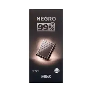 99% cacao negro Hacendado Tableta 0.1 kg