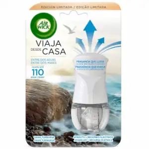 Ambientador eléctrico fragancia entre dos aguas aparato y recambio Air Wick 1 ud.