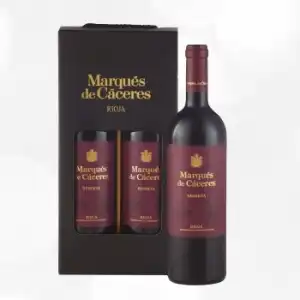 Estuche 2 Bot. Marqués De Cáceres Tinto 2017