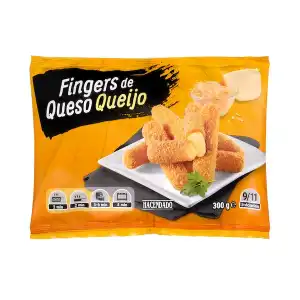 Fingers de queso Hacendado ultracongelados Paquete 0.3 kg