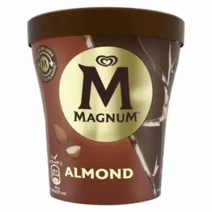 Helado de almendras Magnum sin gluten 440 ml.