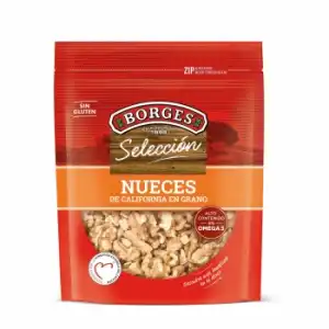 Nueces en grano Borges sin gluten 130 g.