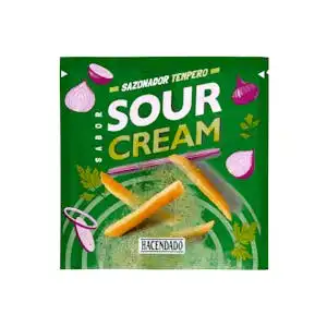 Sazonador sabor sour cream Hacendado para patatas, snacks, carnes y salsas