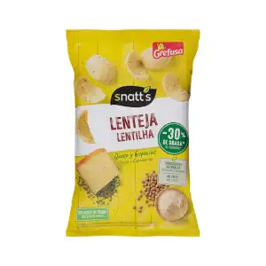 Snacks de lenteja sabor queso y especias Snatt's Paquete 0.09 kg