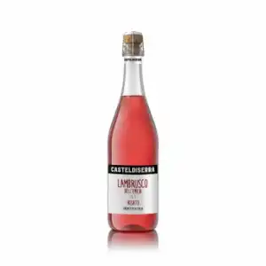 Vino Lambrusco rosato Casteldiserra 75 cl.