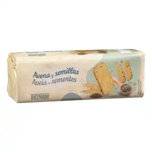 Galletas con avena y semillas Hacendado