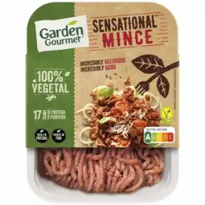 Preparado vegetal a base de proteína de soja Sensational Mince Garden Gourmet 200 g.